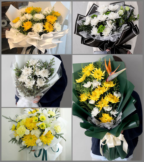 安徽宿州市灵璧县黄湾镇单营村白事花束代送